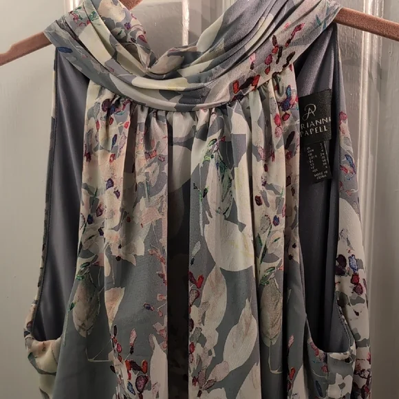 Adrianna Papell Multicolor Floral Dress - Picture 5 of 8